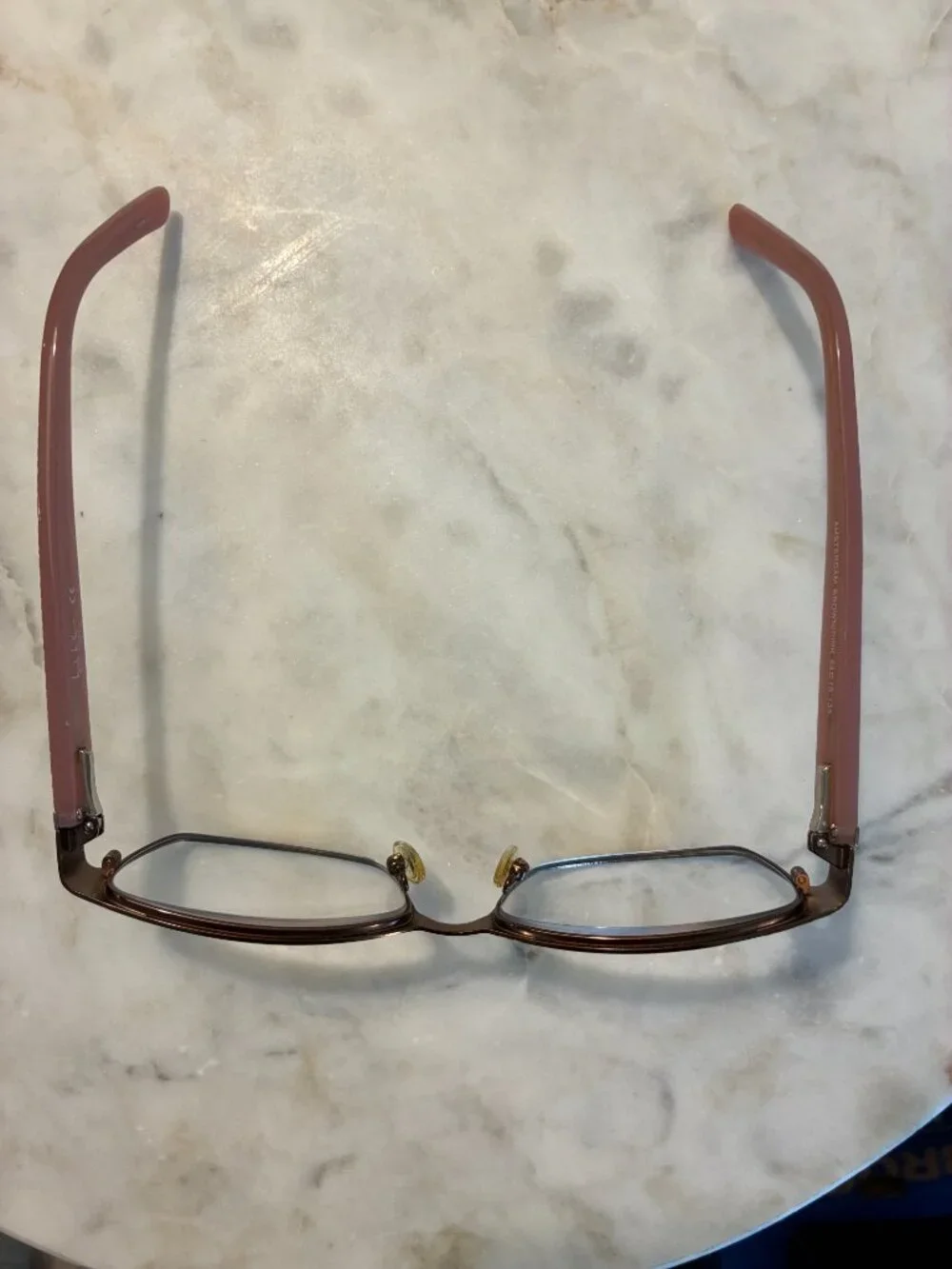 Nicole Miller New York Amsterdam Brown/Pink Authentic Eyeglasses Frames 53-15